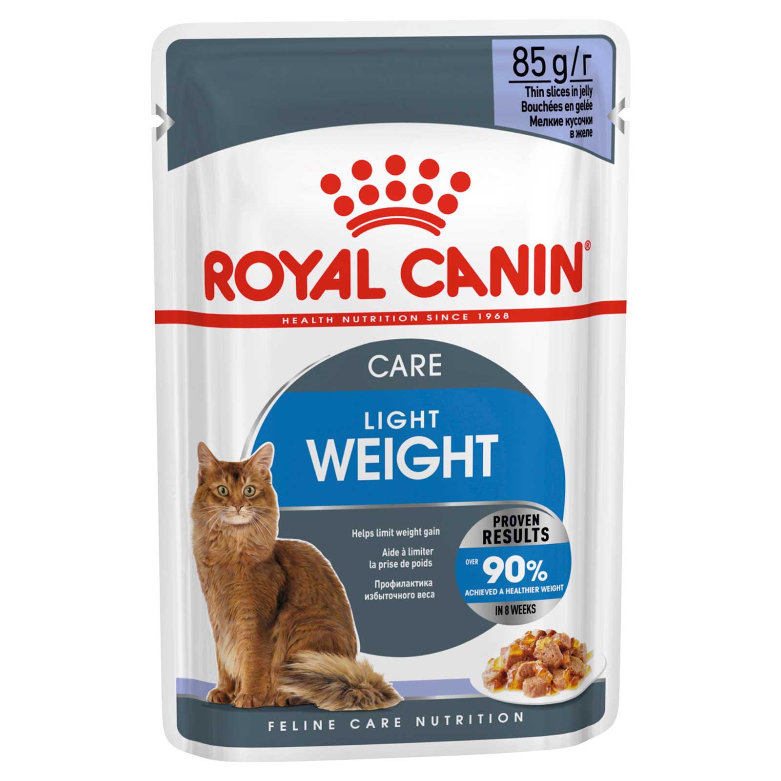 Royal Canin Cat Food Pouch Adult Light Weight in Jelly
