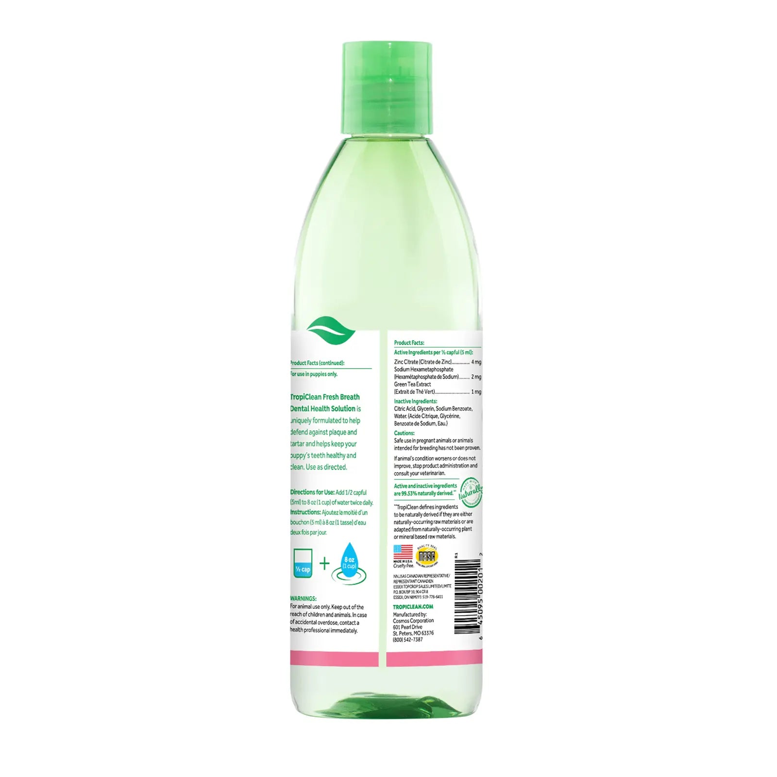 TropiClean Fresh Breath Dental Health Solution for Puppies - Kellyville Pets
