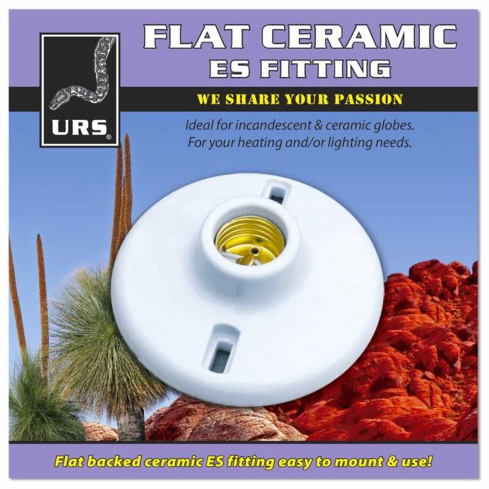URS Flat Ceramic Globe Holder