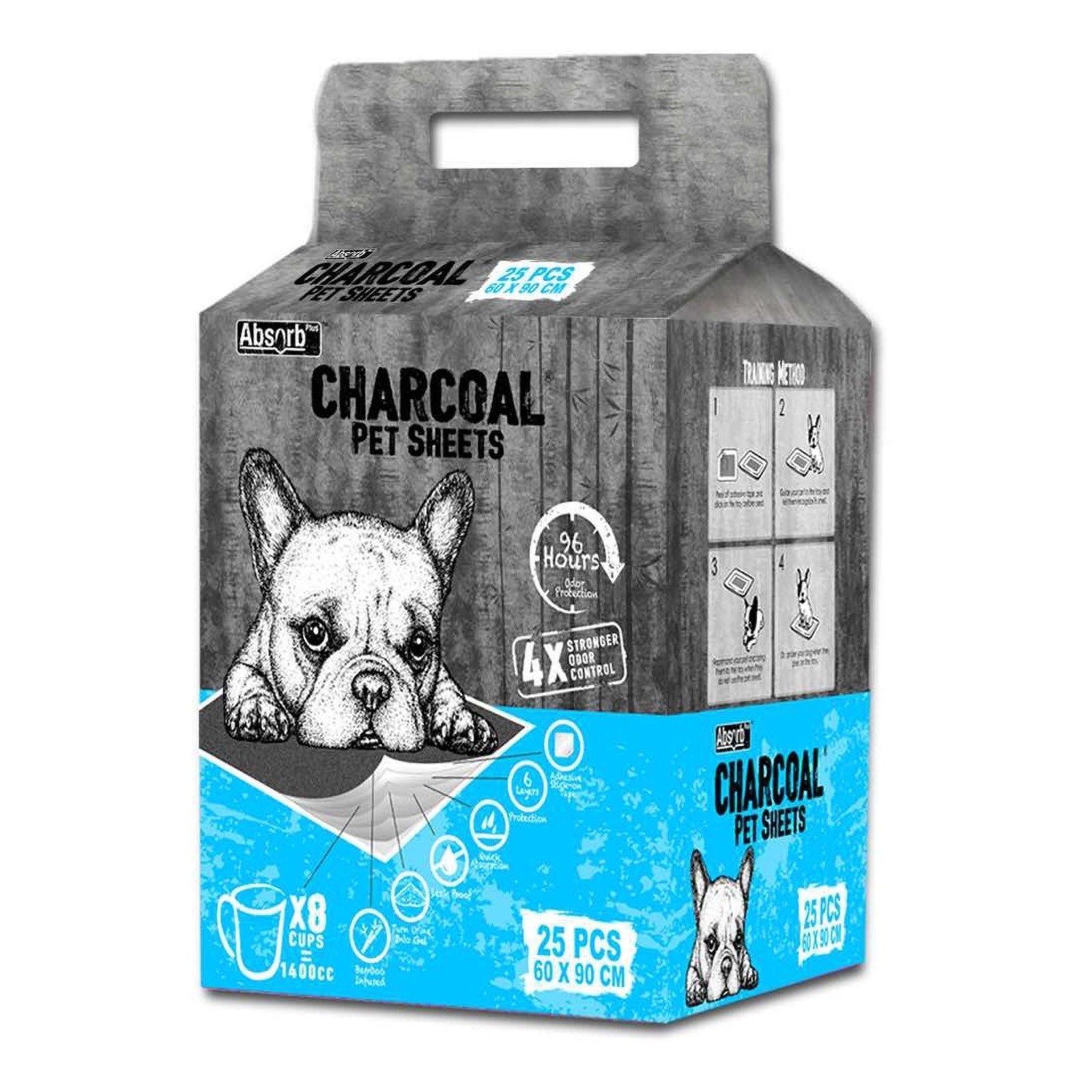 Absorb Plus Charcoal Pet Sheets