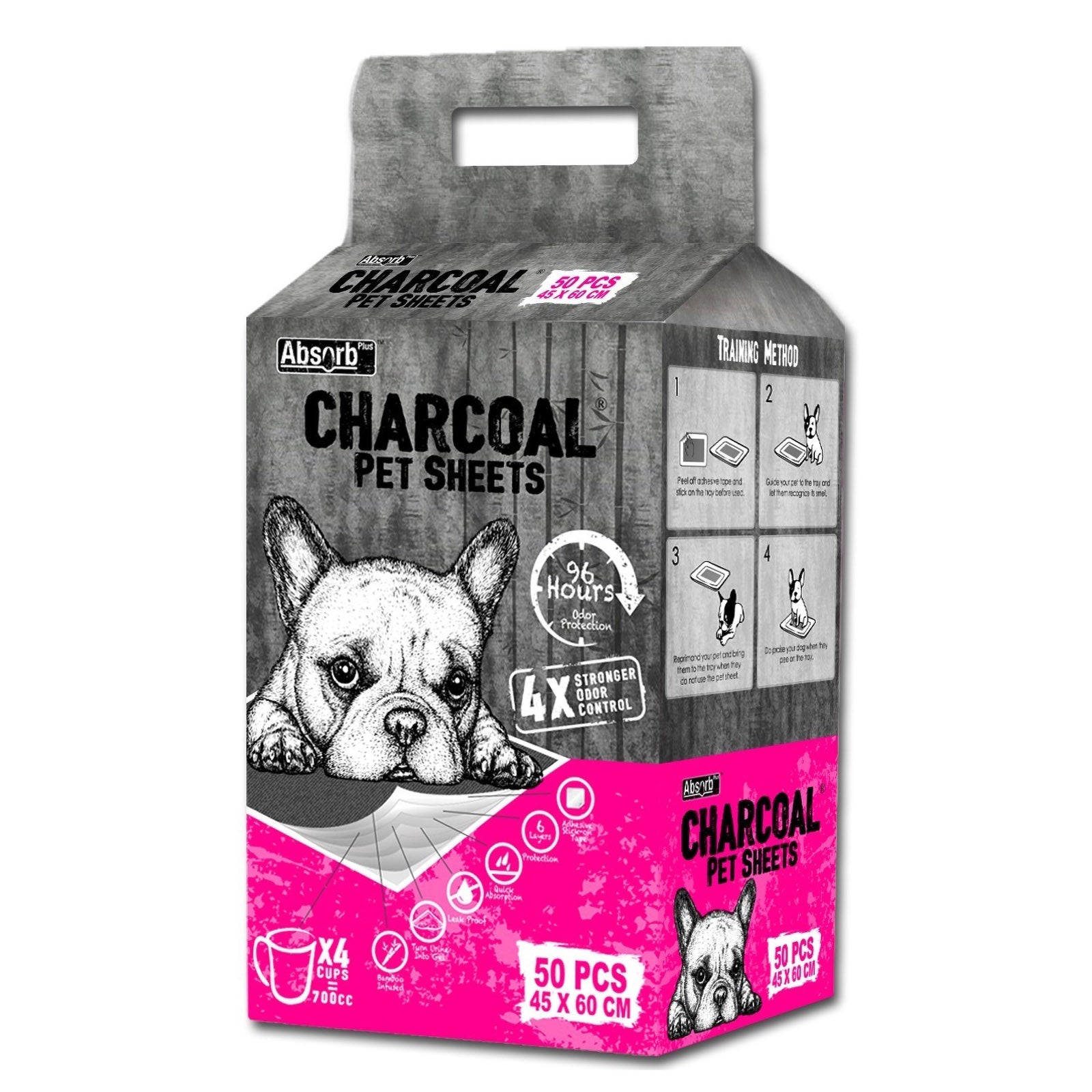 Absorb Plus Charcoal Pet Sheets