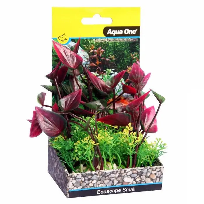 Aqua One Ecoscape Lily Red Small Artificial Plant - Kellyville Pets
