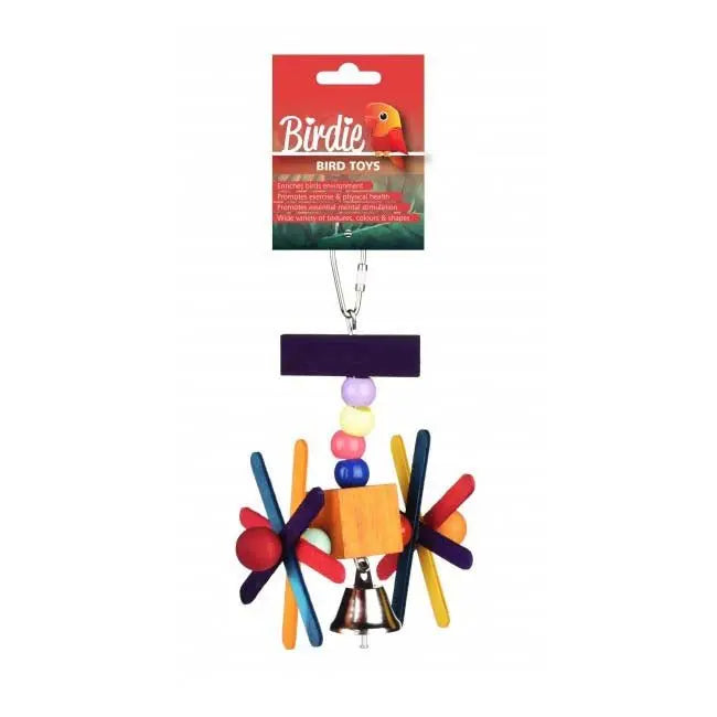 Birdie Bird Toy Rainbow Flying Wheel - Kellyville Pets