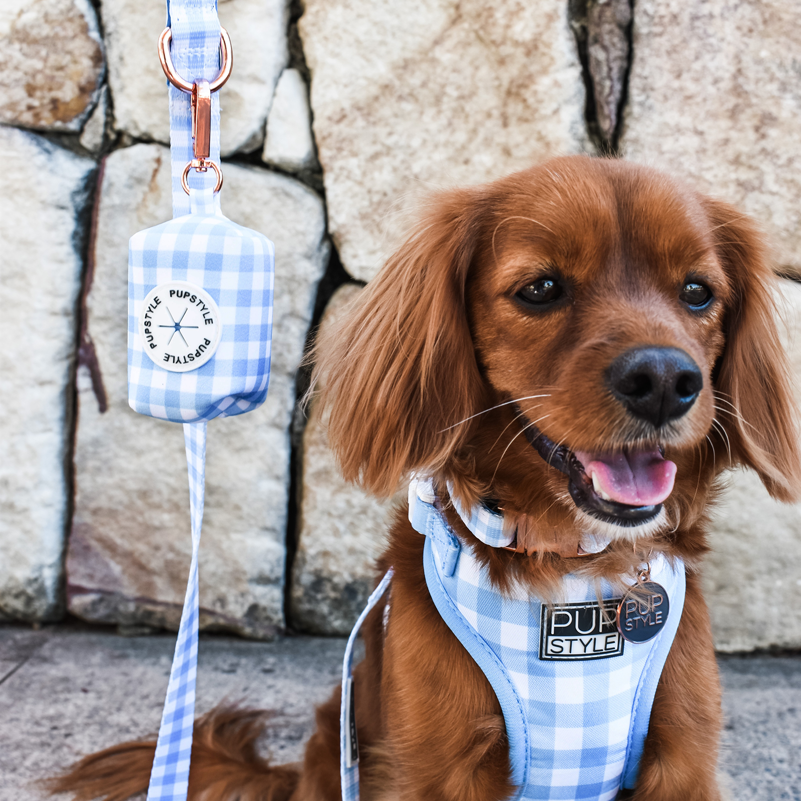 Pupstyle Dog Poop Bag Holder Blueberry Muffin