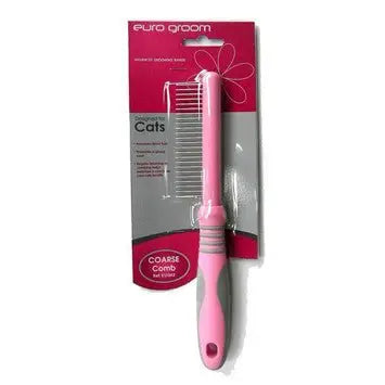 Euro Groom Cat Comb Coarse - Kellyville Pets
