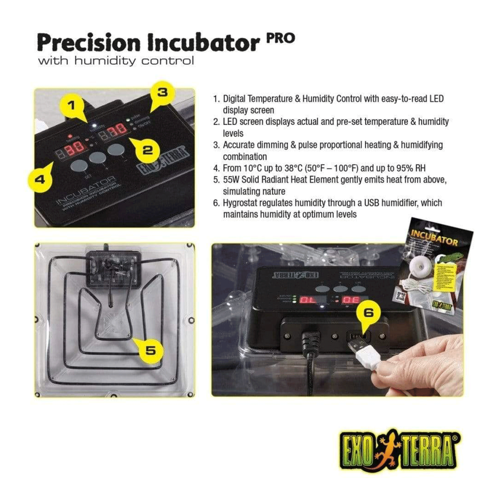 Exo Terra Precision Incubator Pro