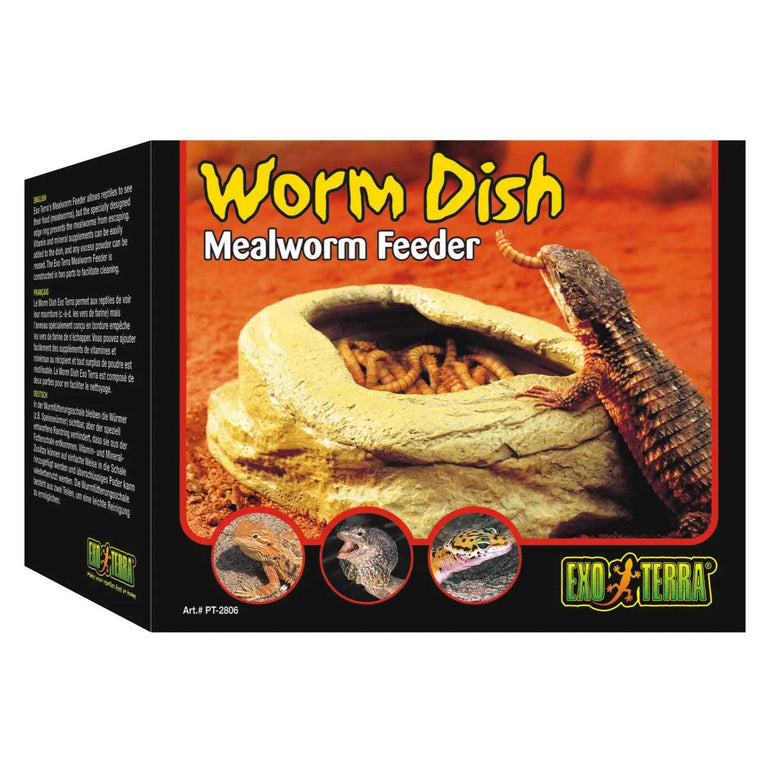 Exo Terra Worm Dish Mealworm Feeder - Kellyville Pets