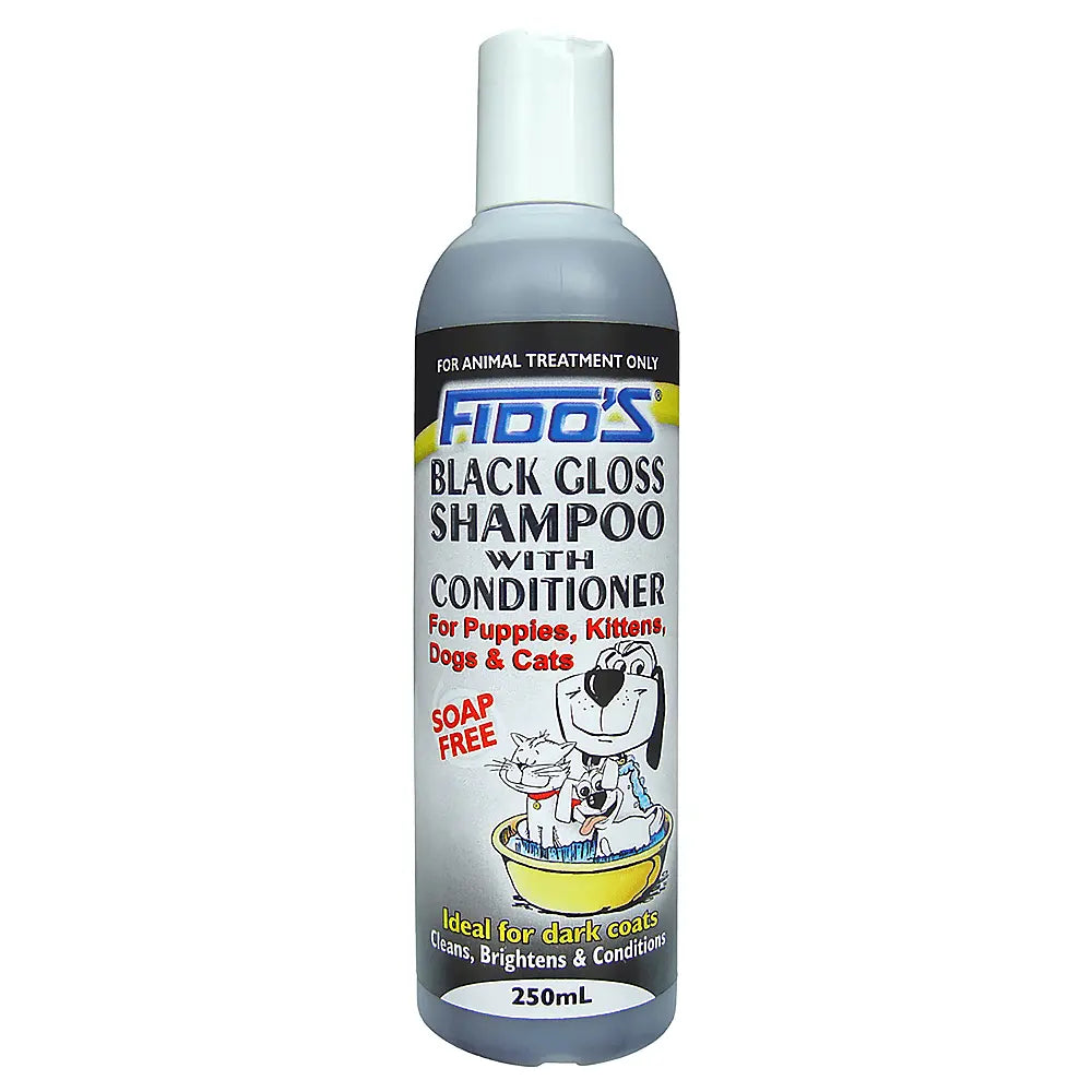 Fido's Black Gloss Shampoo for Dogs & Cats - Kellyville Pets