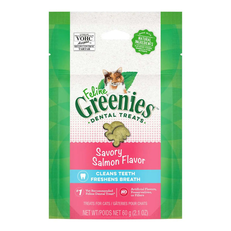 Greenies Dental Salmon Cat Treats - Kellyville Pets