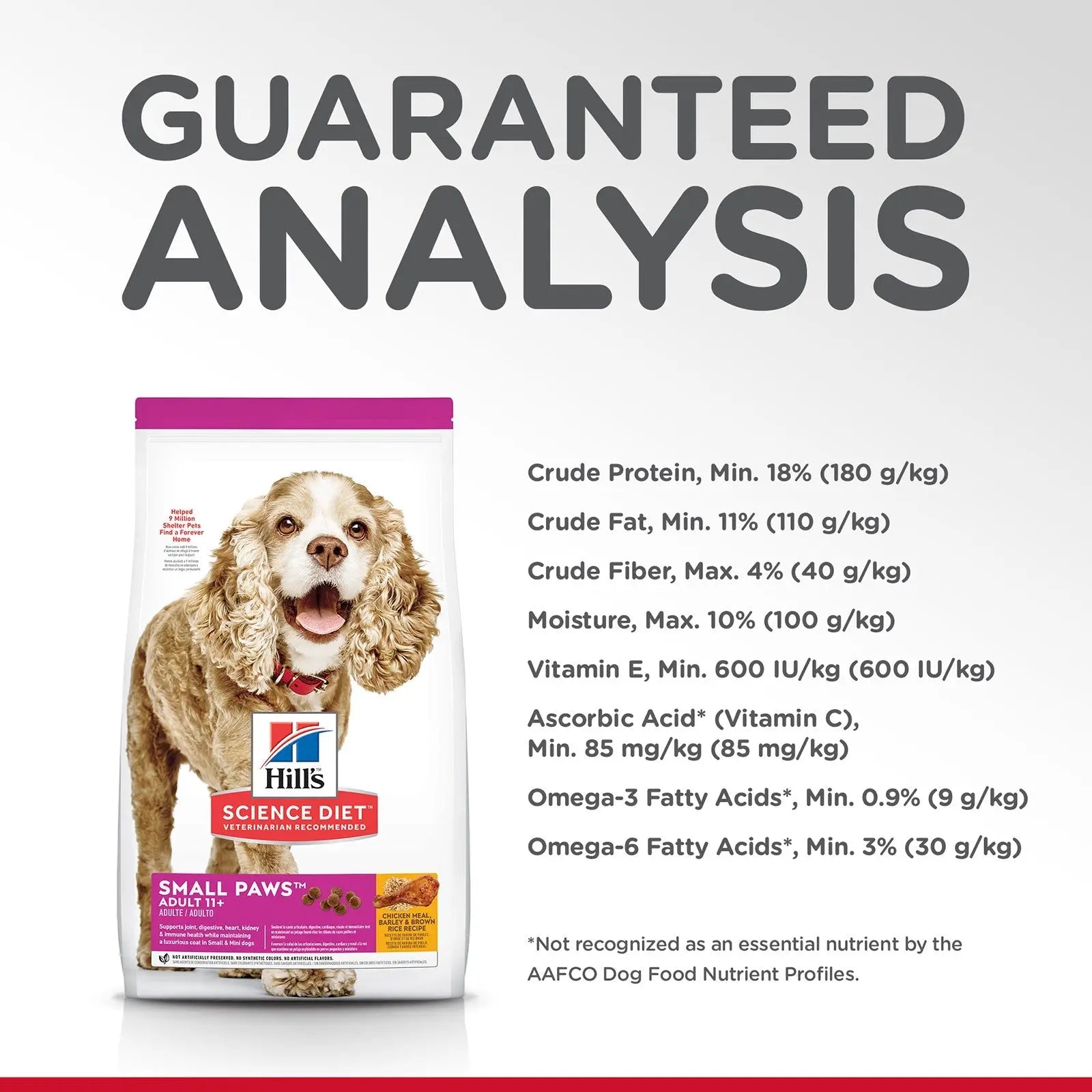 Hill's Science Diet Dog Food Adult 11+ Small Paws Senior - Kellyville Pets