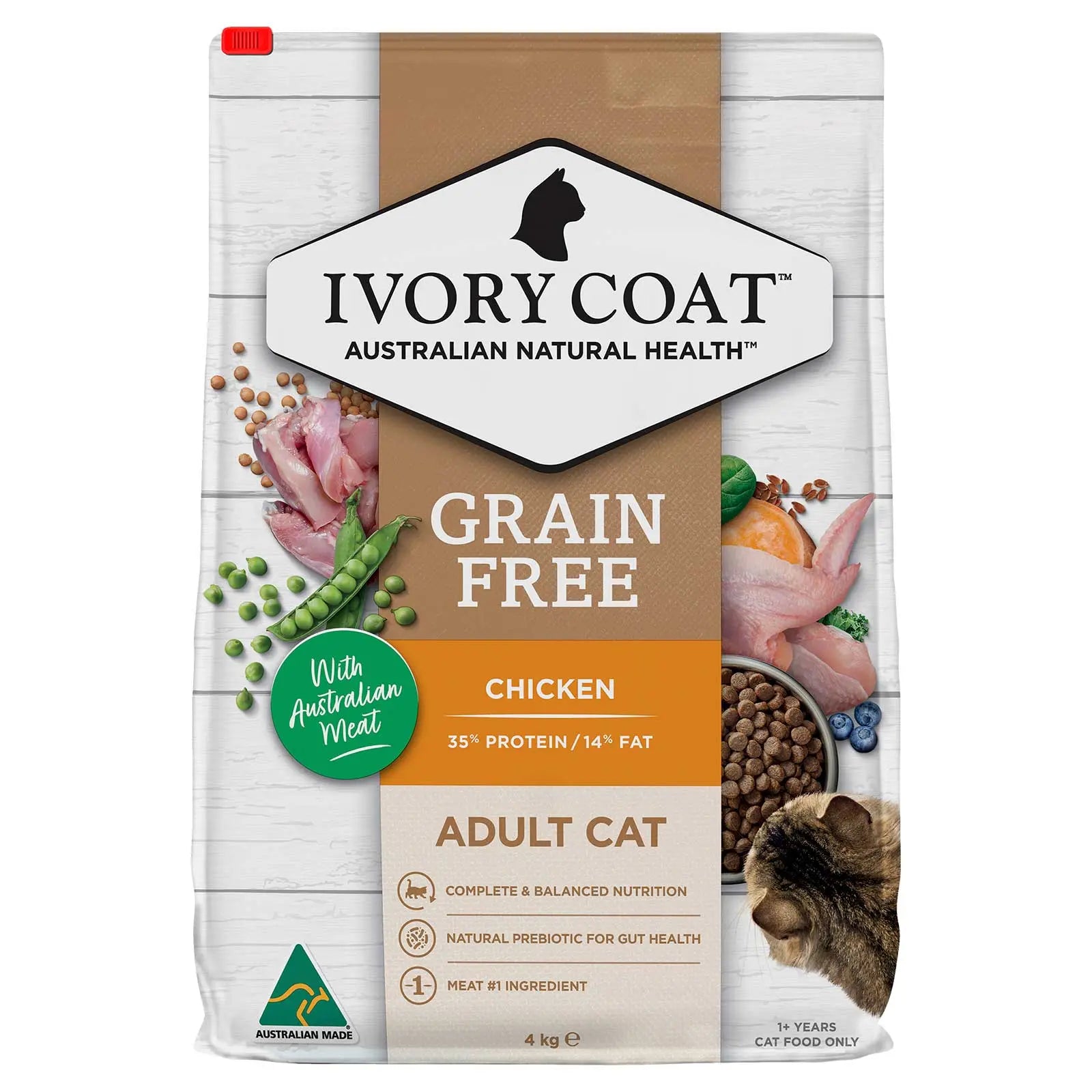 Ivory Coat Grain Free Cat Food Adult Chicken - Kellyville Pets