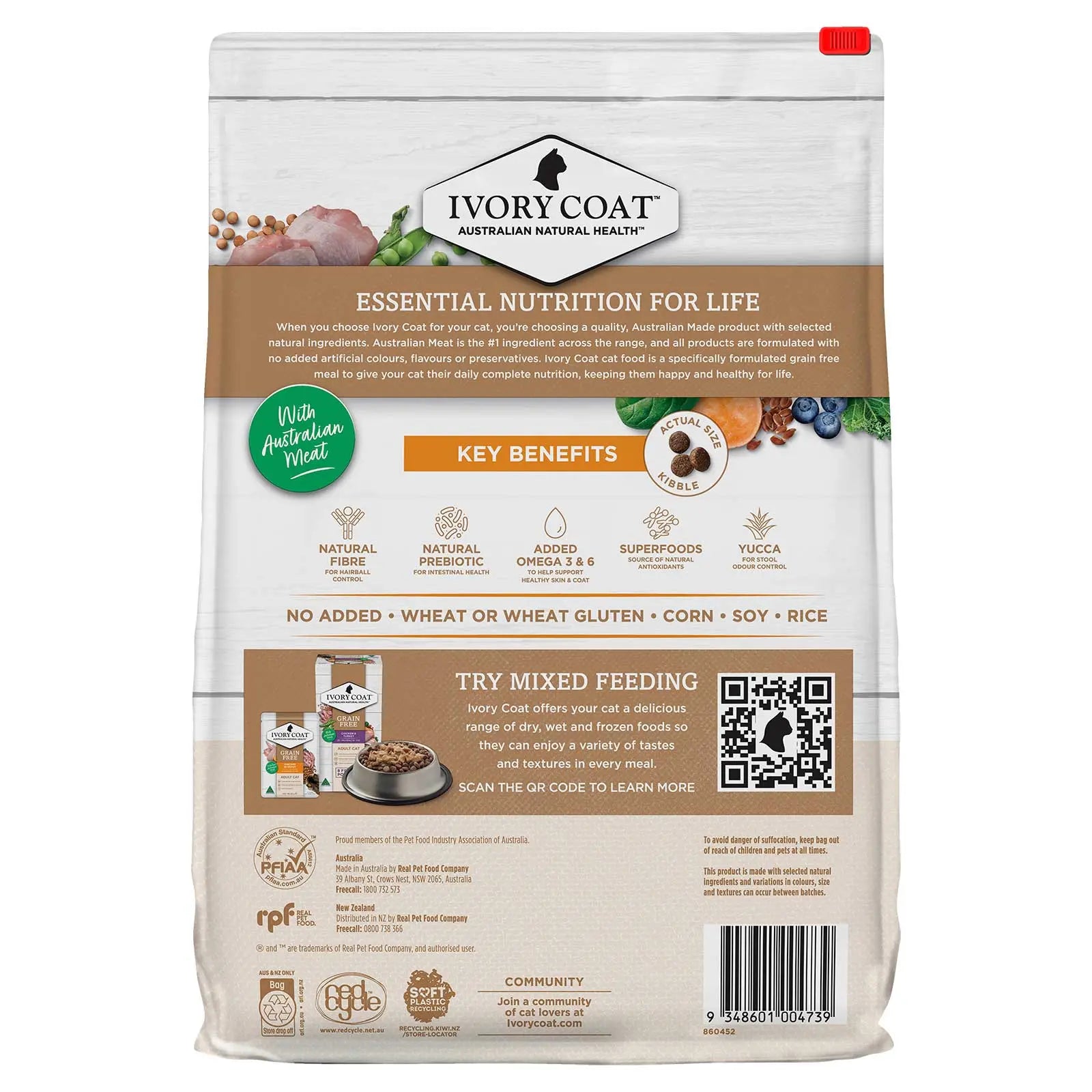 Ivory Coat Grain Free Cat Food Adult Chicken - Kellyville Pets