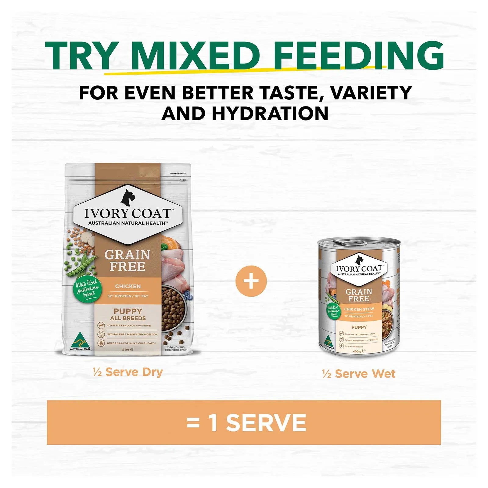 Ivory Coat Grain Free Dog Food Puppy Chicken - Kellyville Pets