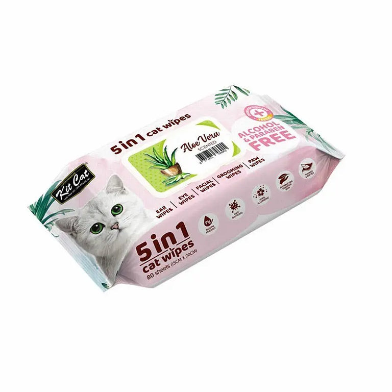 Kit Cat Wipes Aloe Vera - Kellyville Pets