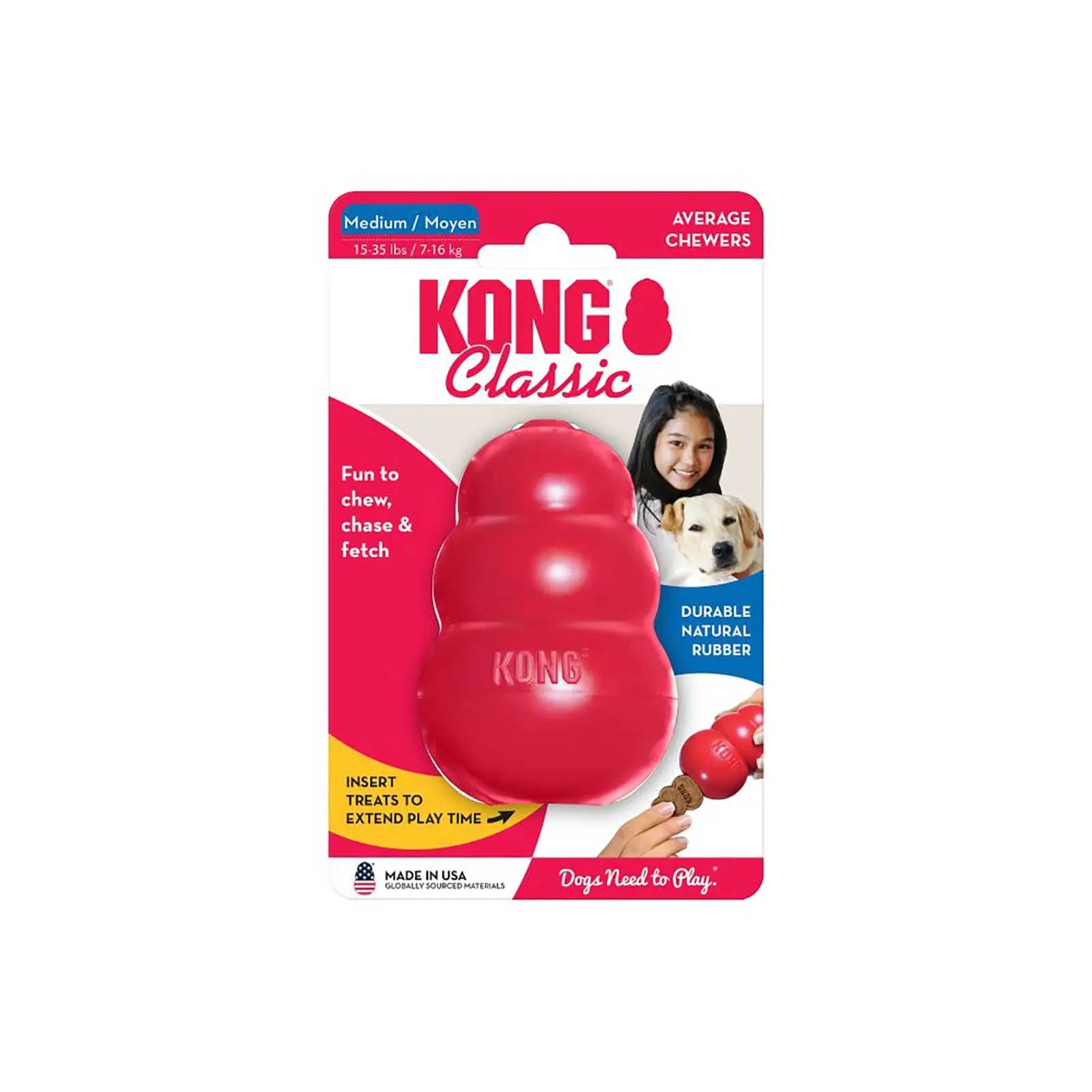 KONG Classic Dog Toy - Kellyville Pets