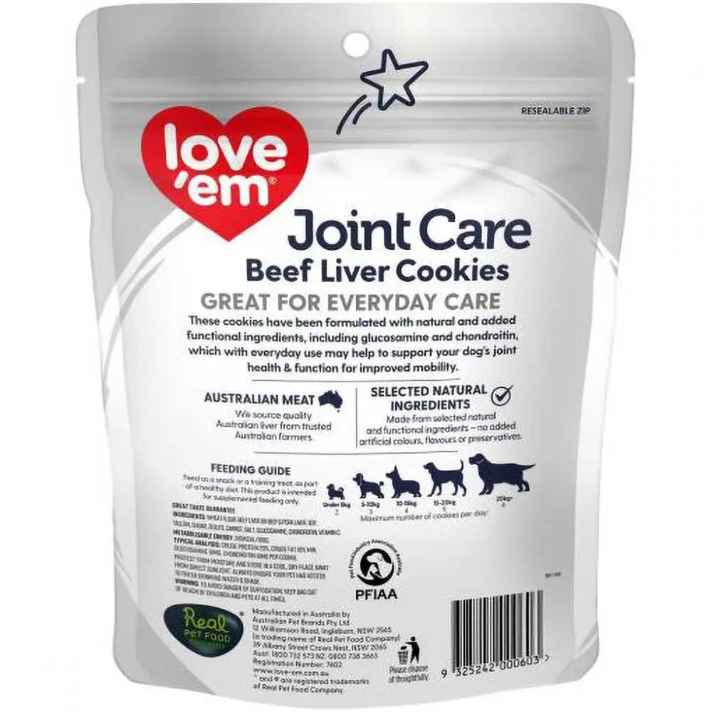 Love'em Joint Care Beef Liver Cookie Dog Treats - Kellyville Pets