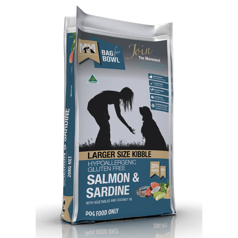 Meals For Mutts Dog Food Adult Large Kibble Salmon & Sardine - Kellyville Pets
