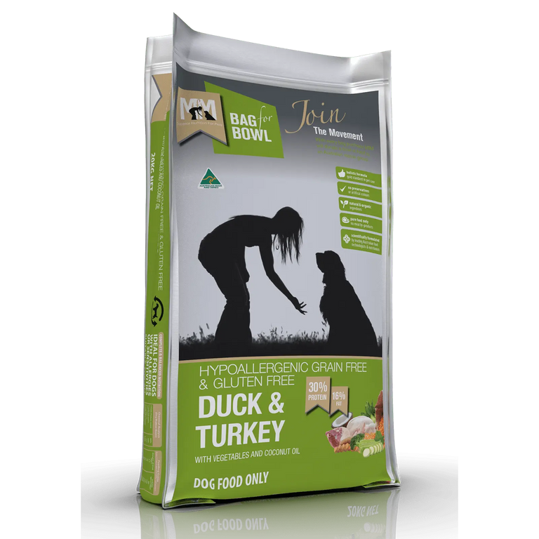 Meals for Mutts Grain Free Dog Food Adult Duck & Turkey - Kellyville Pets
