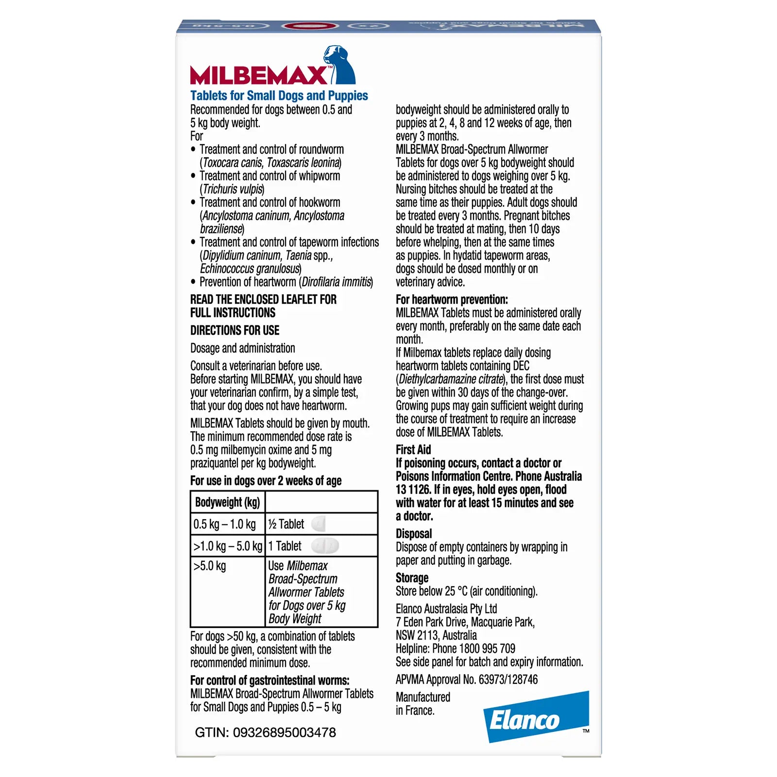 Milbemax for Dogs - Kellyville Pets