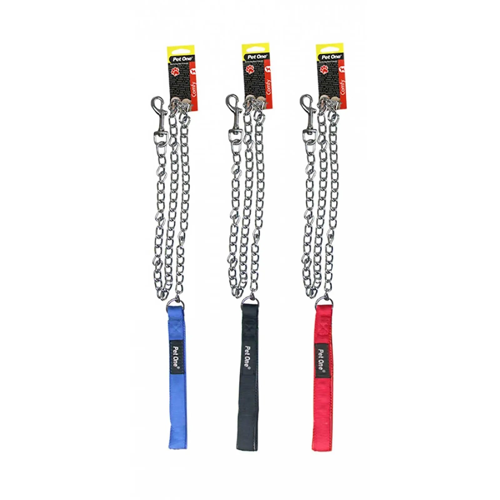 Pet One Padded Chain Dog Lead - Kellyville Pets