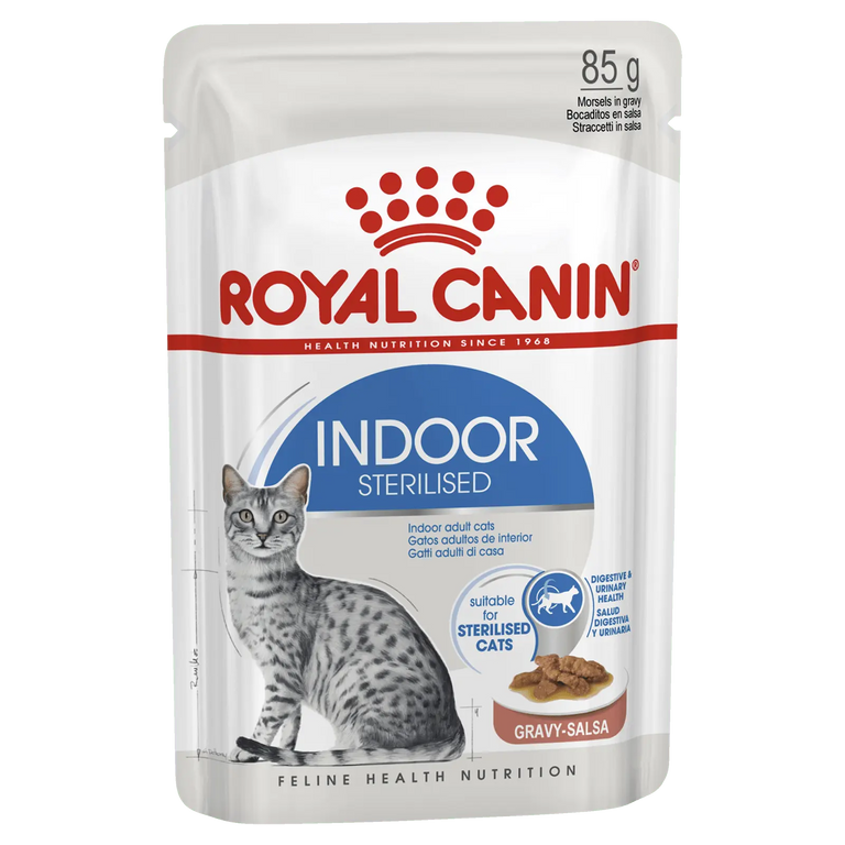Royal Canin Cat Food Pouch Adult Indoor Gravy - Kellyville Pets