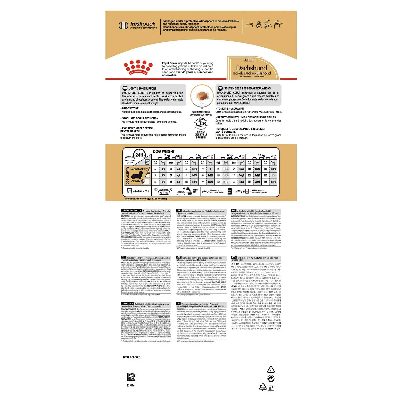 Royal Canin Dog Food Adult Dachshund - Kellyville Pets