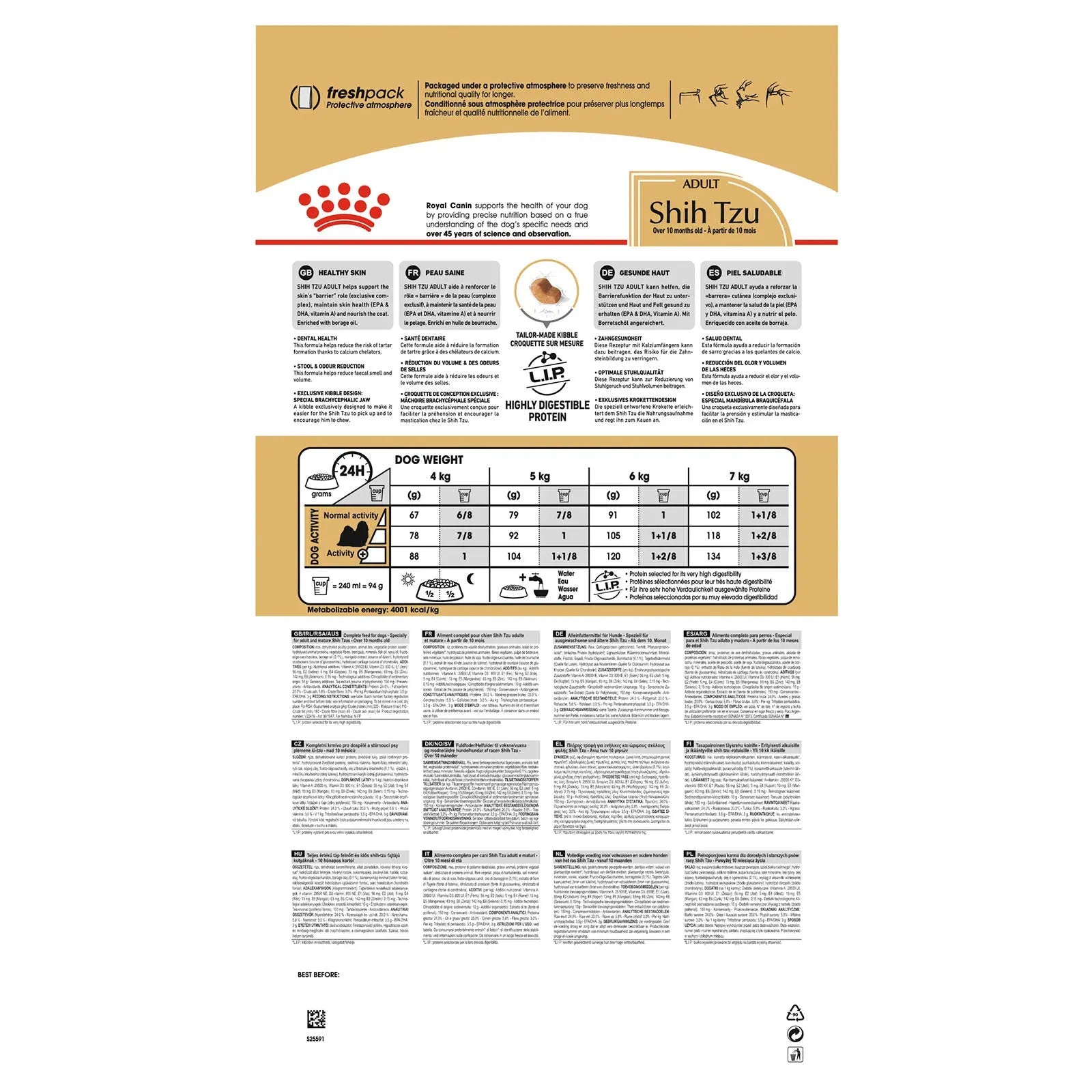 Royal Canin Dog Food Adult Shih Tzu - Kellyville Pets