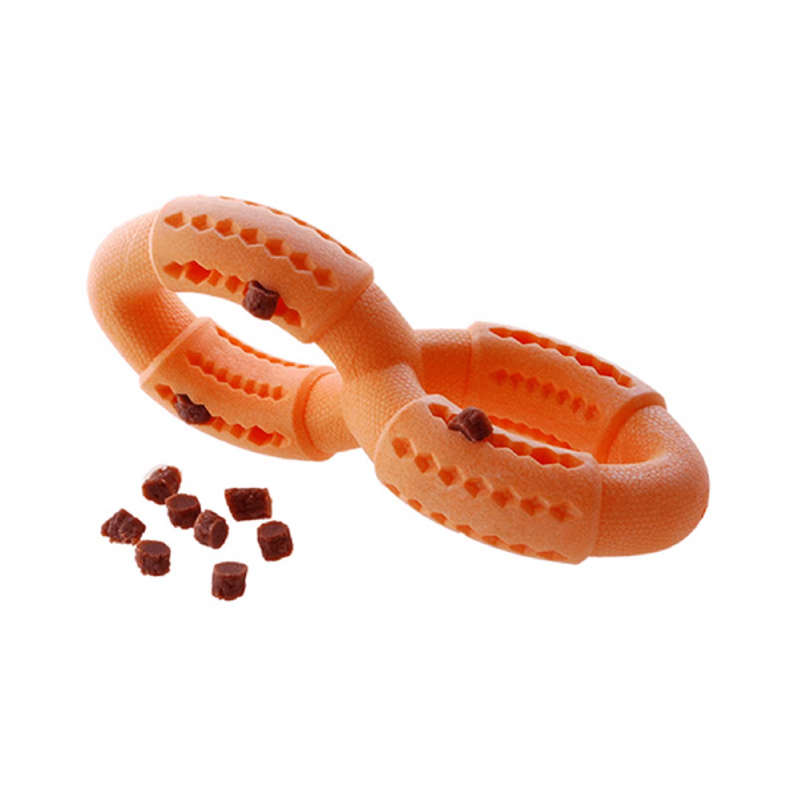 Ruff Play Dental Dog Toy Treat Double Ring