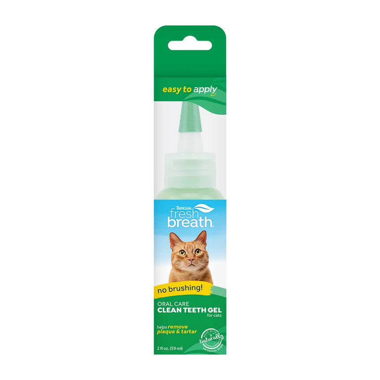 TropiClean Fresh Breath Cat Oral Care Clean Teeth Gel - Kellyville Pets