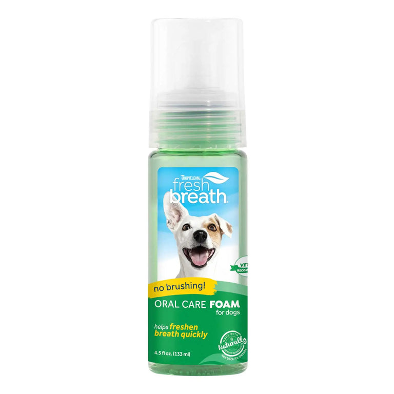 TropiClean Fresh Breath Mint Foam for Dogs - Kellyville Pets