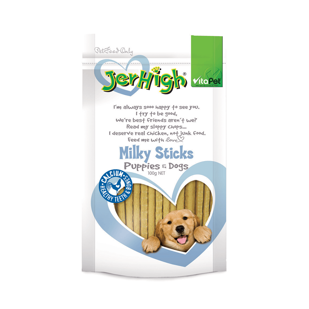 VitaPet JerHigh Milky Sticks Dog Treat